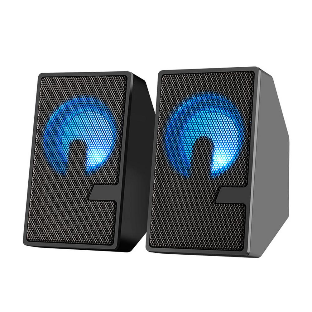 USB Wired Computer Speakers Bass Stereo Music Player Subwoofer Sound Box For Laptop Desktop Audio Speaker Multimedia Loudspeaker: Default Title