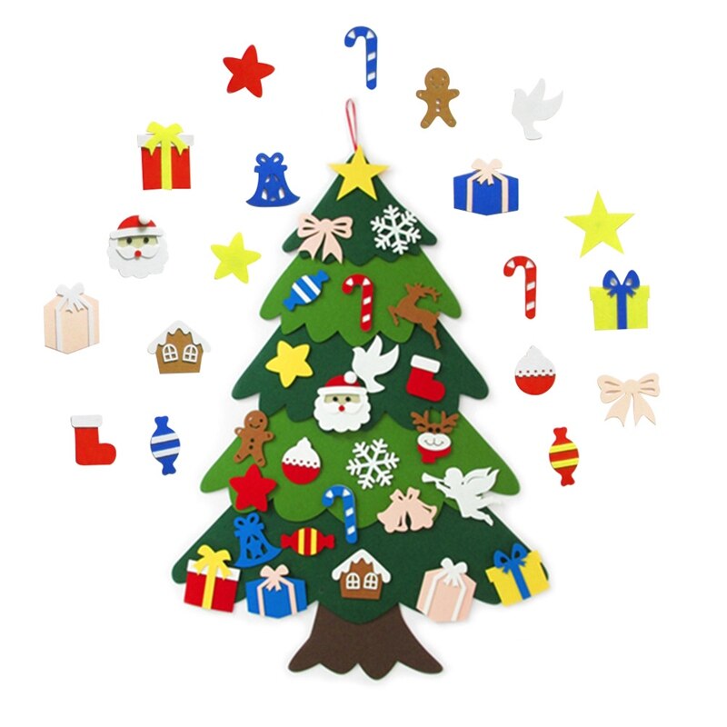 Ourwarm Vilt Diy Kerstboom Advent Kalender Verjaardag Advent Kalender Stof Adventskalender Met Zakken Jaar Decor