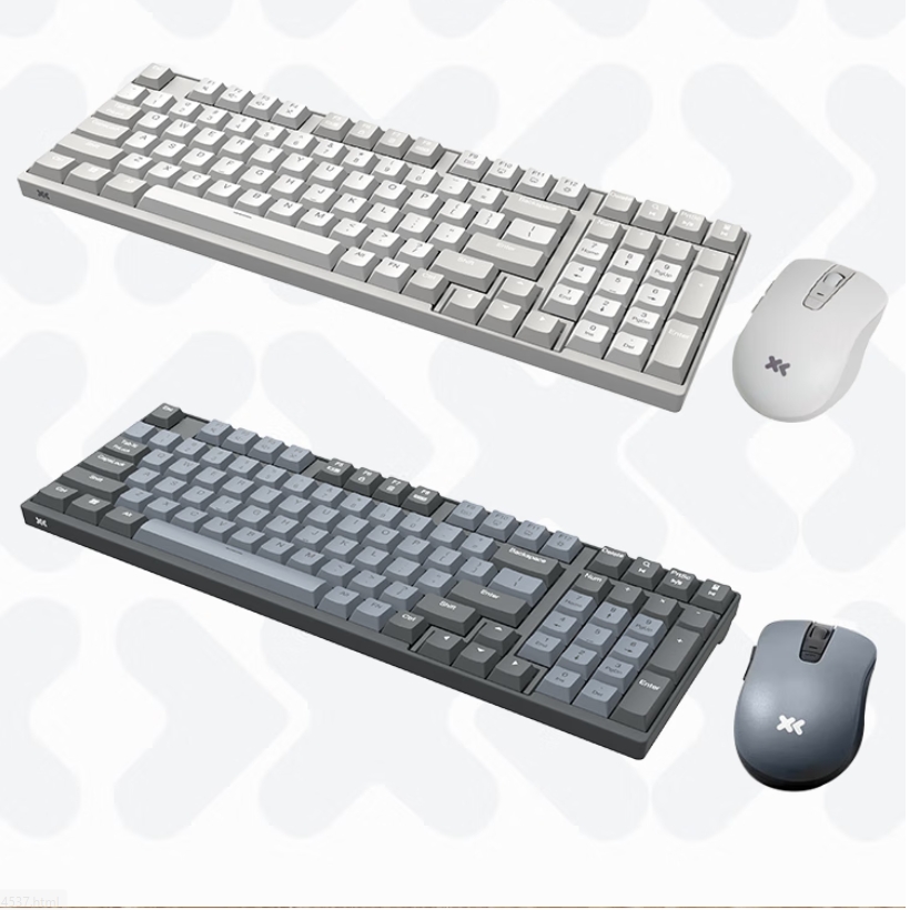 Lenovo 2.4G Wireless Keyboard Mouse Set K1P 98 Keys Standard Office Keyboards Gaming Digital Soft Keyboard For Laptop Tablet PC