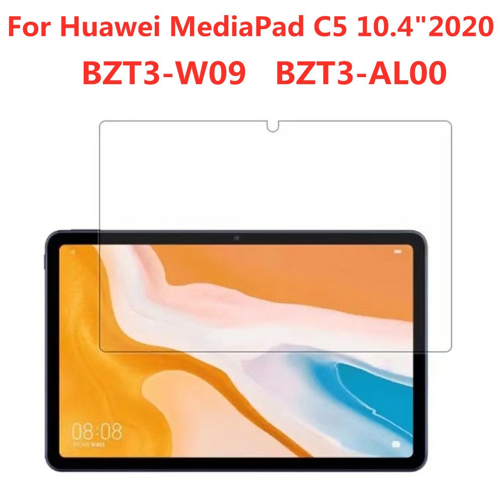 9H Tempered Glass For Huawei MediaPad C5 10.4 Inch Screen Protector BZT3-W09 AL00 Anti Scratch Clear Tablet Protective Film: Default Title