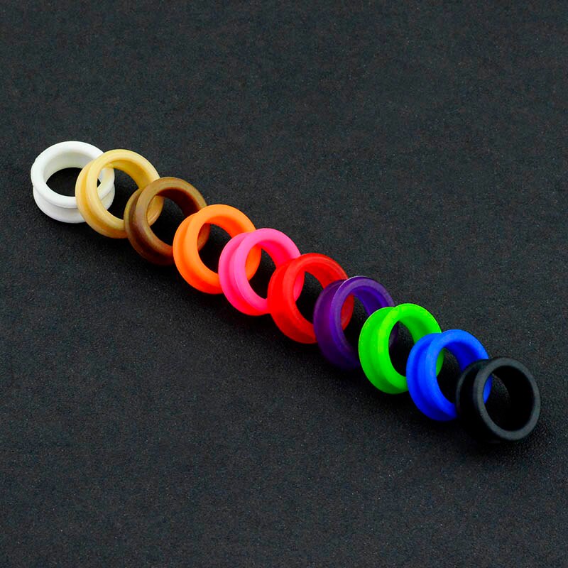 Salon Soft Silica Gel Hair Scissors Silicone Finger Rings Scissors Inserts Groomer Accessories Handle Rings for Barber Shears