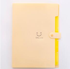 Plastic File Folders Package A4 Multi-layer Folder Business Multi-function Document Package PP File Bag Expanding Stationery: 2