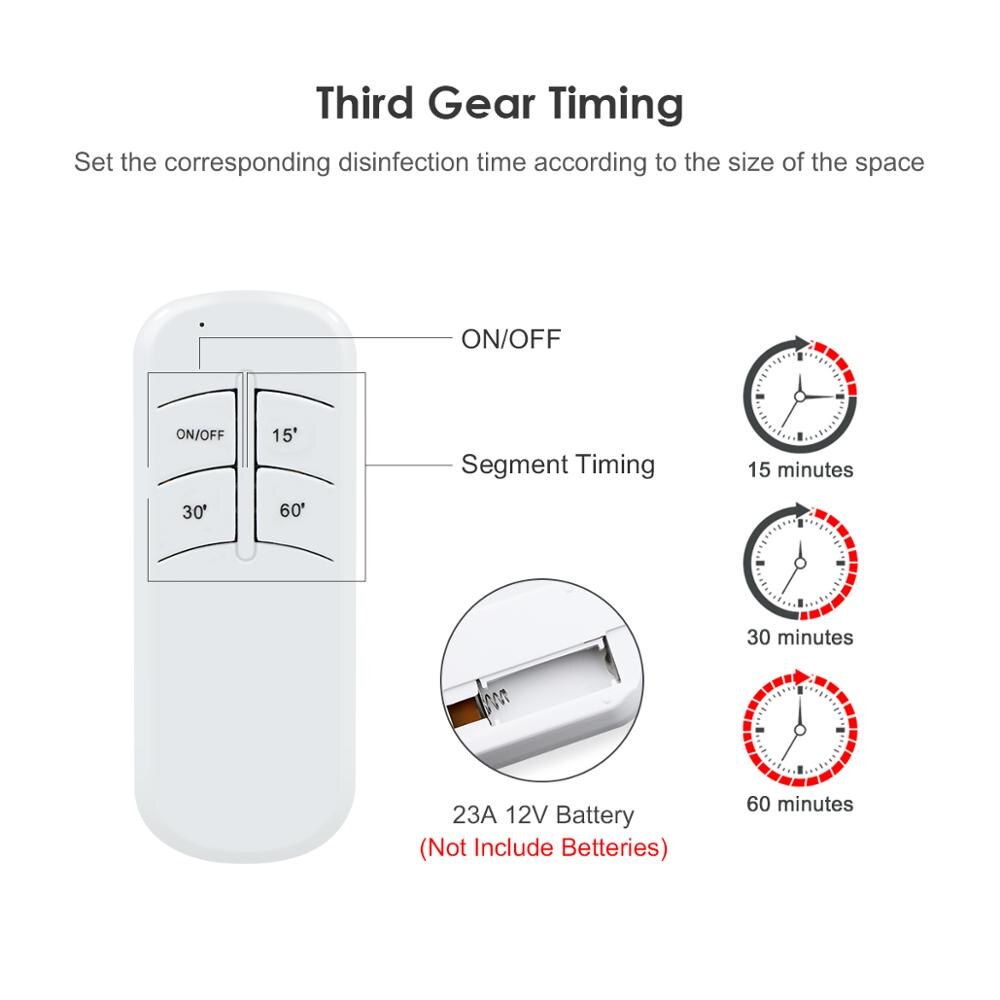 Germicidal Light Bulb UV Ozone Ultraviolet lamp 110V/220V Quartz lamp UVC Sterilizer Home Kill Mite Disinfection Air Clean