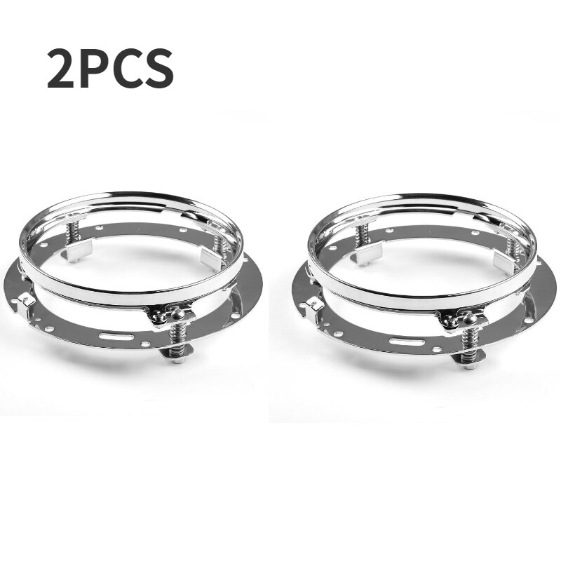 7inch LED Headlight Mounting Bracket Round LED Hea... Grandado