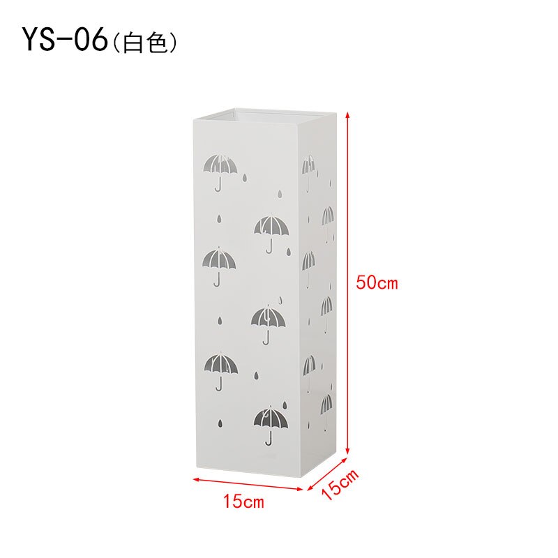 Soporte de suelo para paraguas, mueble para balcón, vestíbulo, oficina, restaurante, cafetería: white