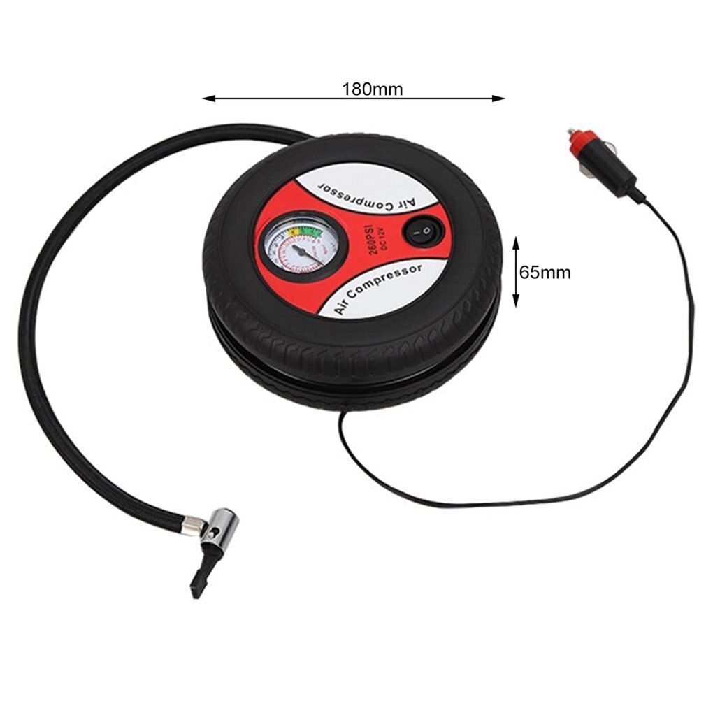 Auto Bandenspanning Pomp Air Compressor Mini Tire 12V Ingangsspanning Elektrische Opblazen Machine Geschikt Voor De Meeste Auto
