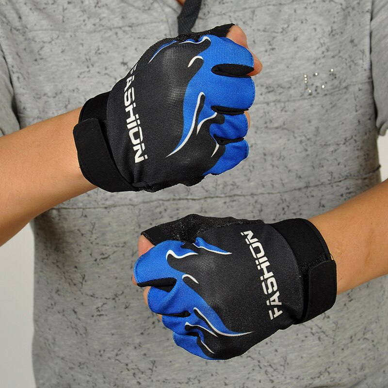 Outdoor Sport Fiets Fietsen Wandelen Gel Half Vinger Vingerloze Handschoenen Ademend Motorfiets MTB Racefiets Handschoenen