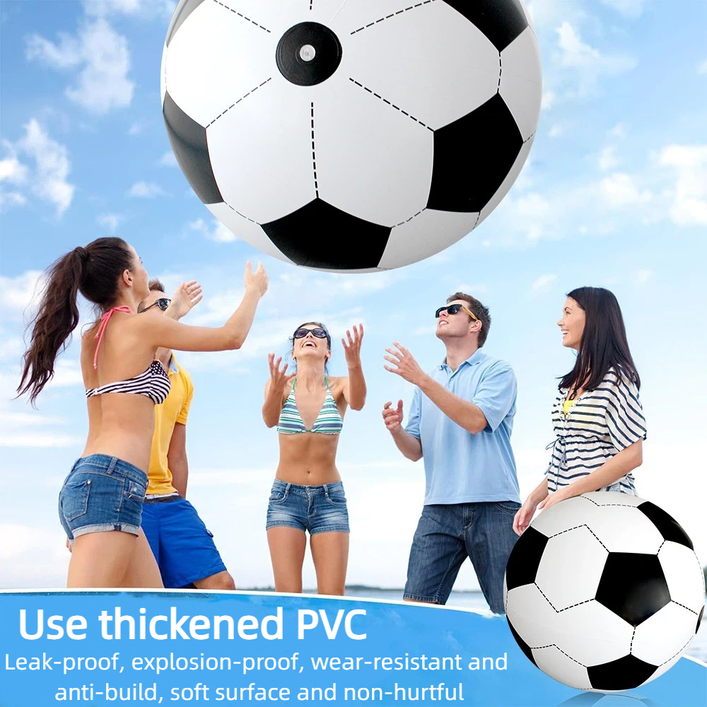 Pallone Gigante Gonfiabile da Spiaggia per Giochi all'Aperto, Gioco Familiare Divertente in PVC, Gioco da Giardino, Attività Scolastica, Giocattolo per Attività all'Aperto