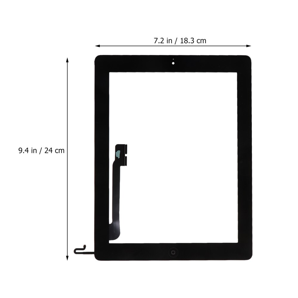 1pc Touch Screen Durable LCD External Practical Smooth Touch Screen Accessory Tablet Replace Screen with Key Button Com