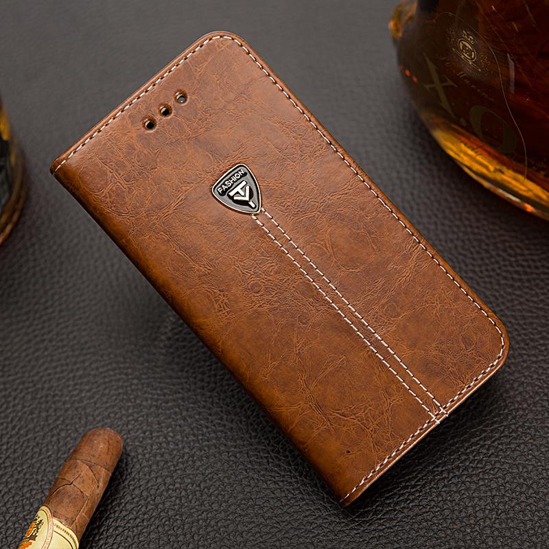 AMMYKI Fine twill high-grade flip leather Mobile phone back covver 5.5'For OPPO Find 9 / OPPO A59/OPPO F1S case: Brown