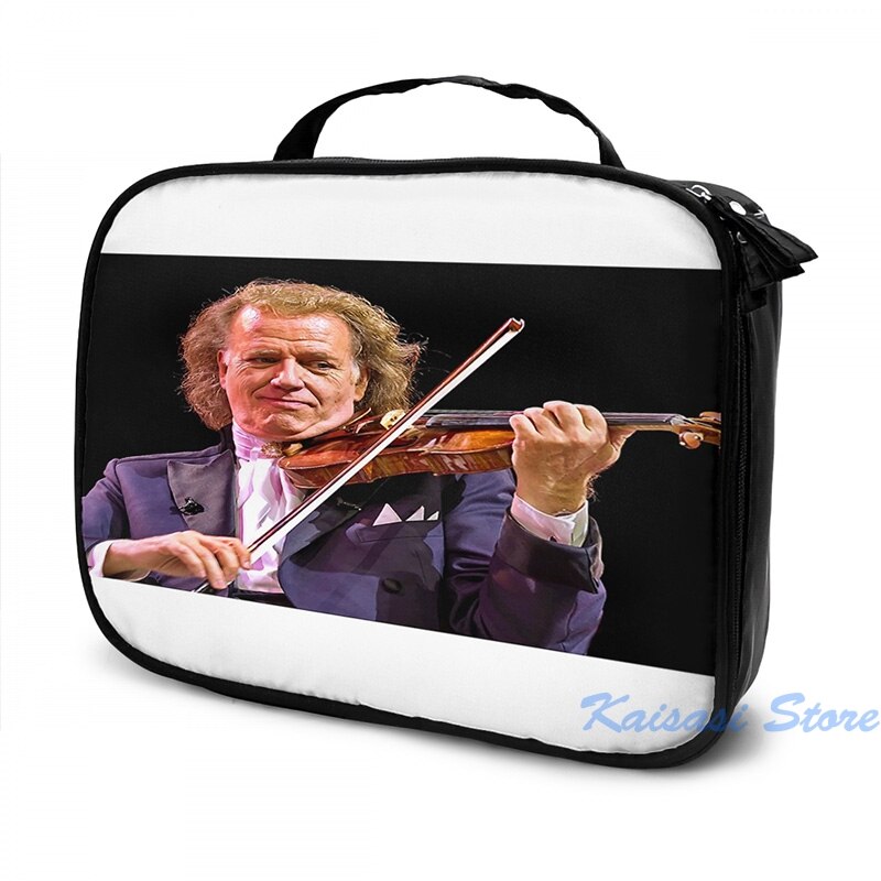 Grappige Grafische Print Andre Rieu Muziek Maestro Usb Lading Rugzak Mannen Schooltassen Vrouwen Cosmetische Tas Reizen Laptoptas