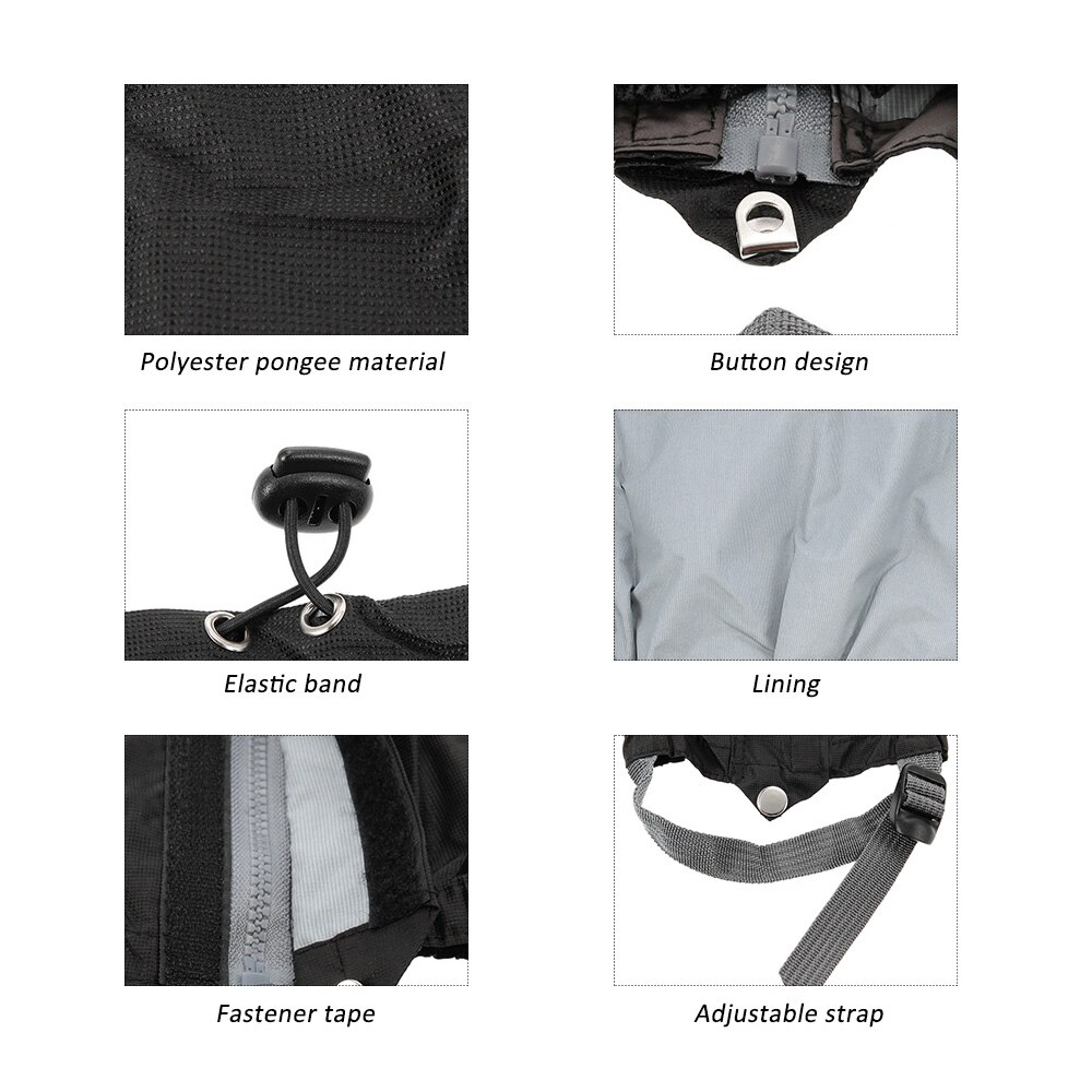 Jambières imperméables de randonnée, 1 paire, guêtres à fermeture éclair, couverture de Leggings d&#39;extérieur pour le ski et le snowboard
