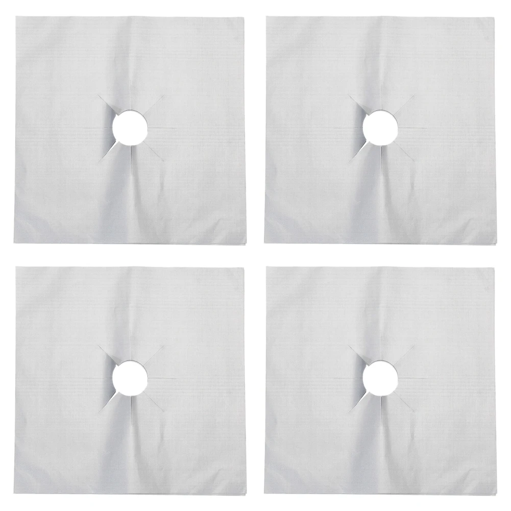 Tampa Protetora Fogão a Gás, Folha de Queimador, Esteira de Fogão, Almofada Limpa, Panelas De Cozinha, Reutilizáveis, 1-8 Pcs: laranja