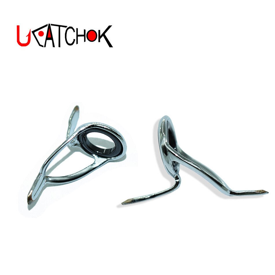 9pcs/Kit Baitcasting Rod SiC Ring stainless steel guide ring DIY rod guide ring accessory building component accessory