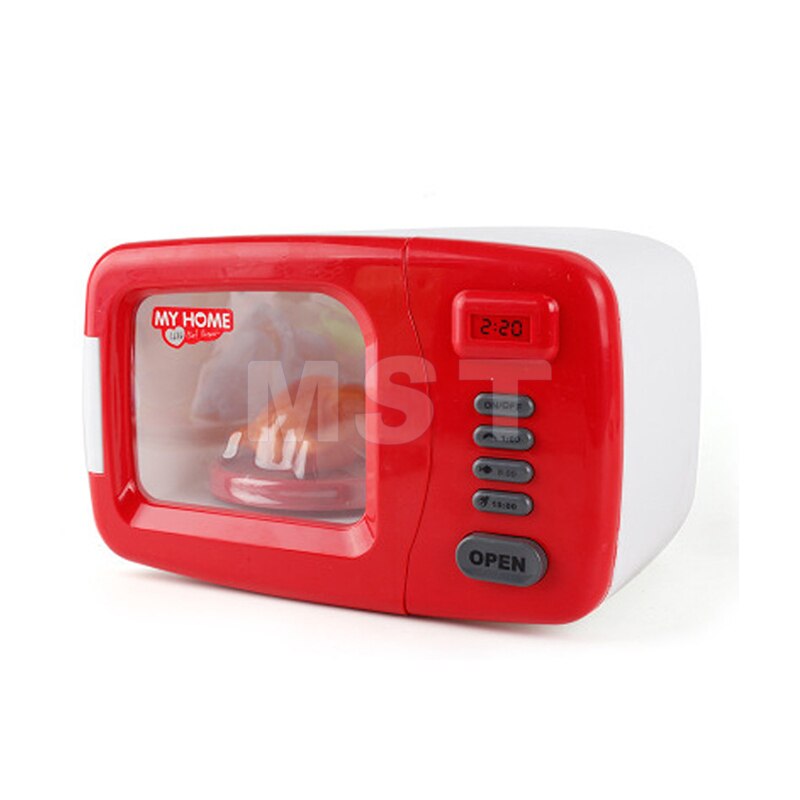 Mini Per Uso Domestico Elettrodomestici Giochi Di Imitazione Giocattoli di Simulazione Aspirapolvere Bollitore Pulizia Spremiagrumi Lavatrice Per I Bambini: Microwave oven