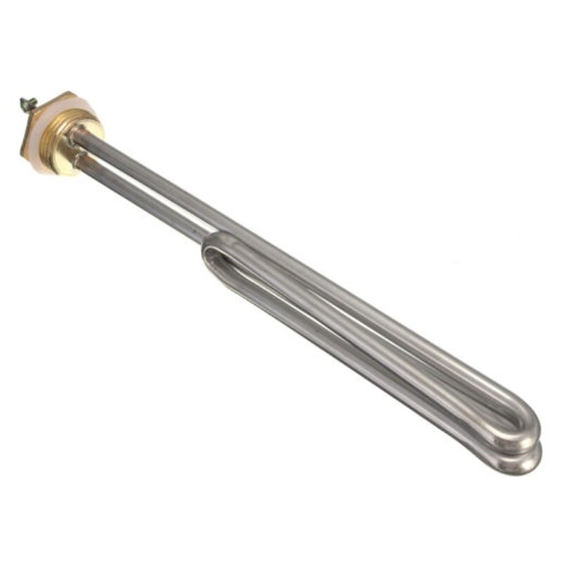 Stainless Steel Electrical s Booster for Water Heater DN25 4000W: Default Title