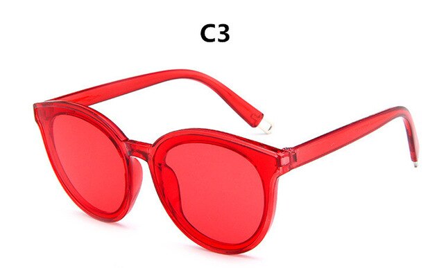 Farve luksus top katteøje briller solbriller kvinder mærke blå hav solbriller dame kvinde oculos de sol  uv400: C3