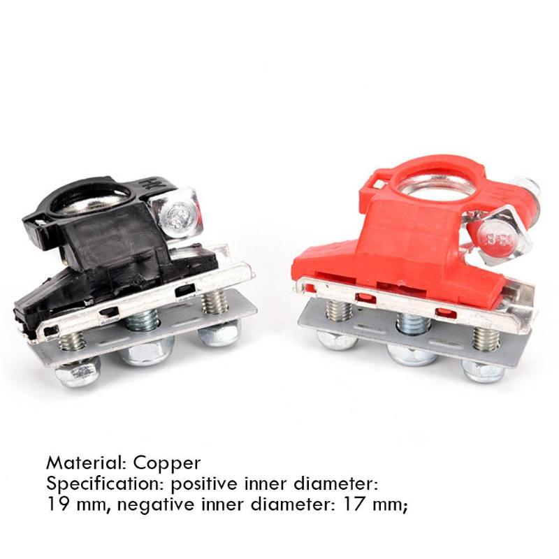 Car Battery Terminal Corrosion Resistance Good Conductivity Negative Positive Clamp Clip Connector Auto Replacement Parts: B