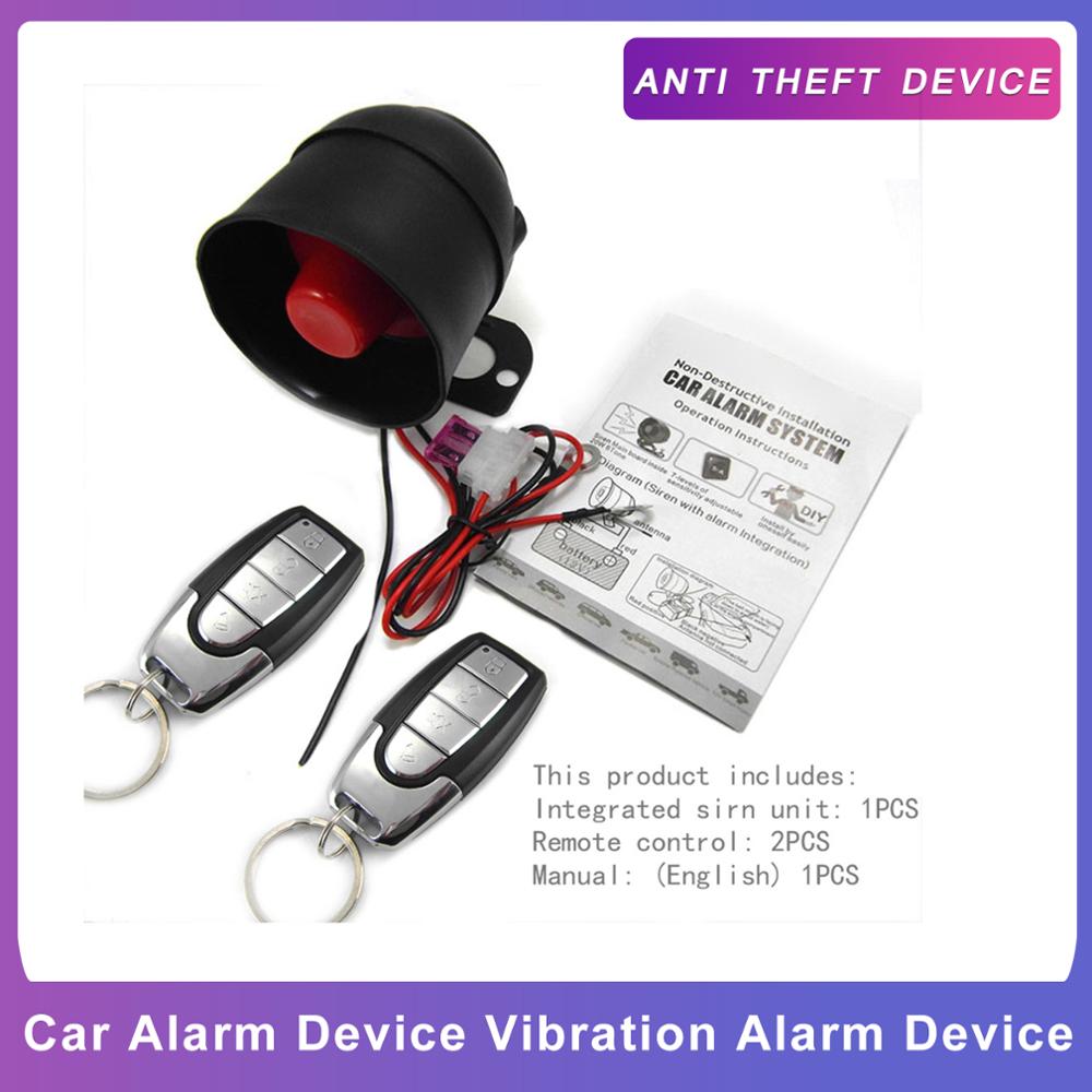 Car Alarm Device-Vibration Alarm Device Wireless Remote Control M810-8115 Loud Sound For 12V Car Motorcycle Truck