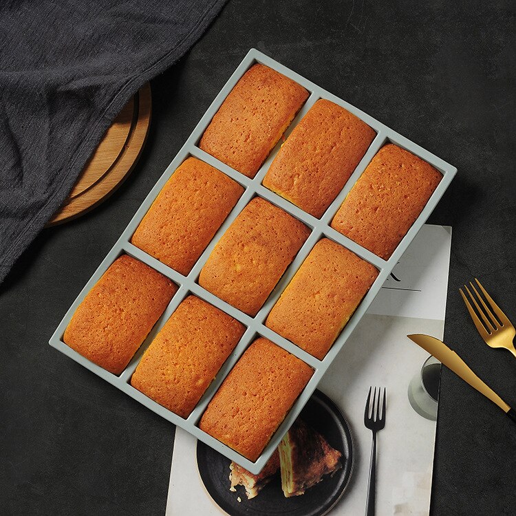 Diy kök levererar tårta bakform pan rektangulär silikon form bakning verktyg toast mögel påskbröd bakverktyg
