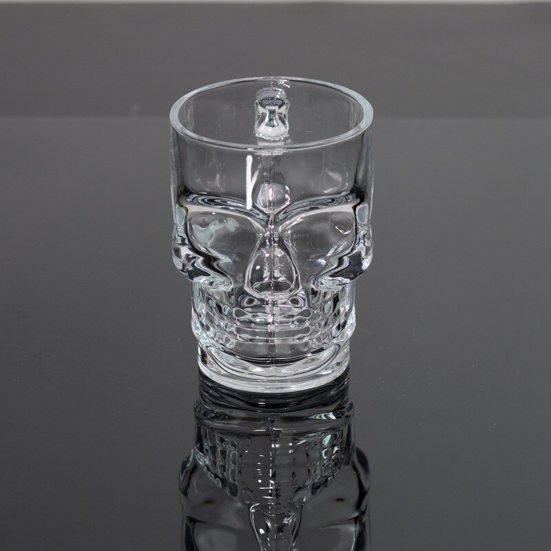 Crâne de luxe Transparent ménage bière Vodka Liqueur Tequila Brandy Bar personnalité vin verre originalité