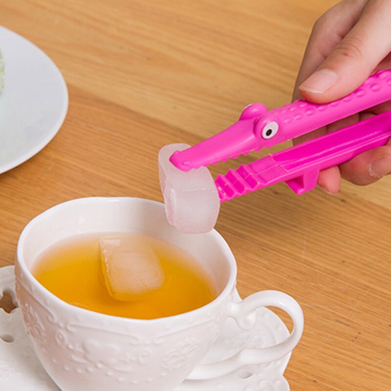 Pince de cuisson Crocodile multifonctionnelle | Mini pince de Barbecue, outils pour légumes et fruits, pain alimentaire, accessoires de cuisine