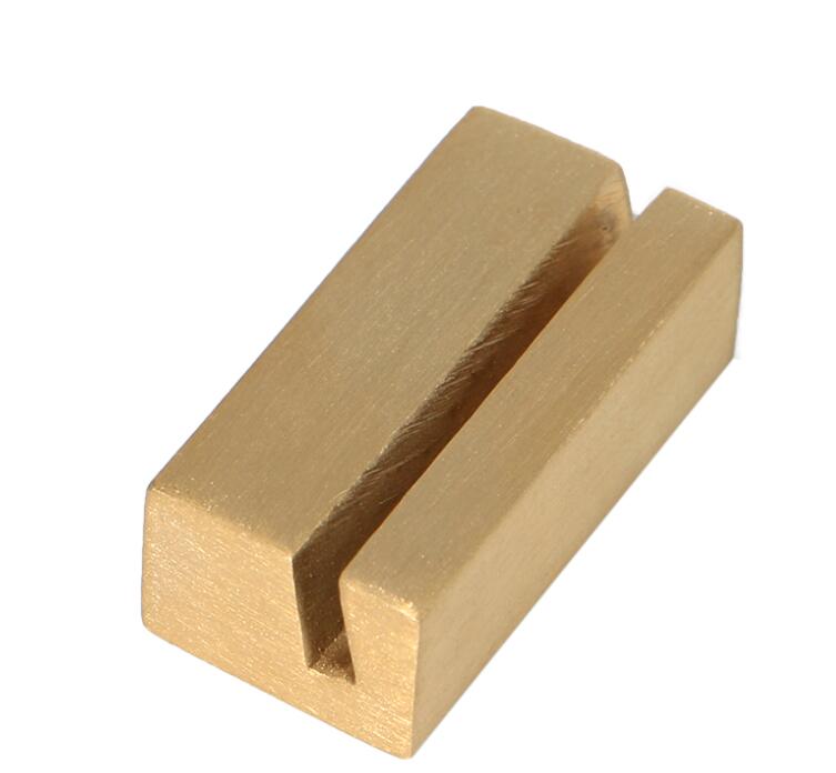 1 pièce laiton carte Base affaires porte-carte photo pince pour Table accessoire laiton carte siège: 30x15x10mm