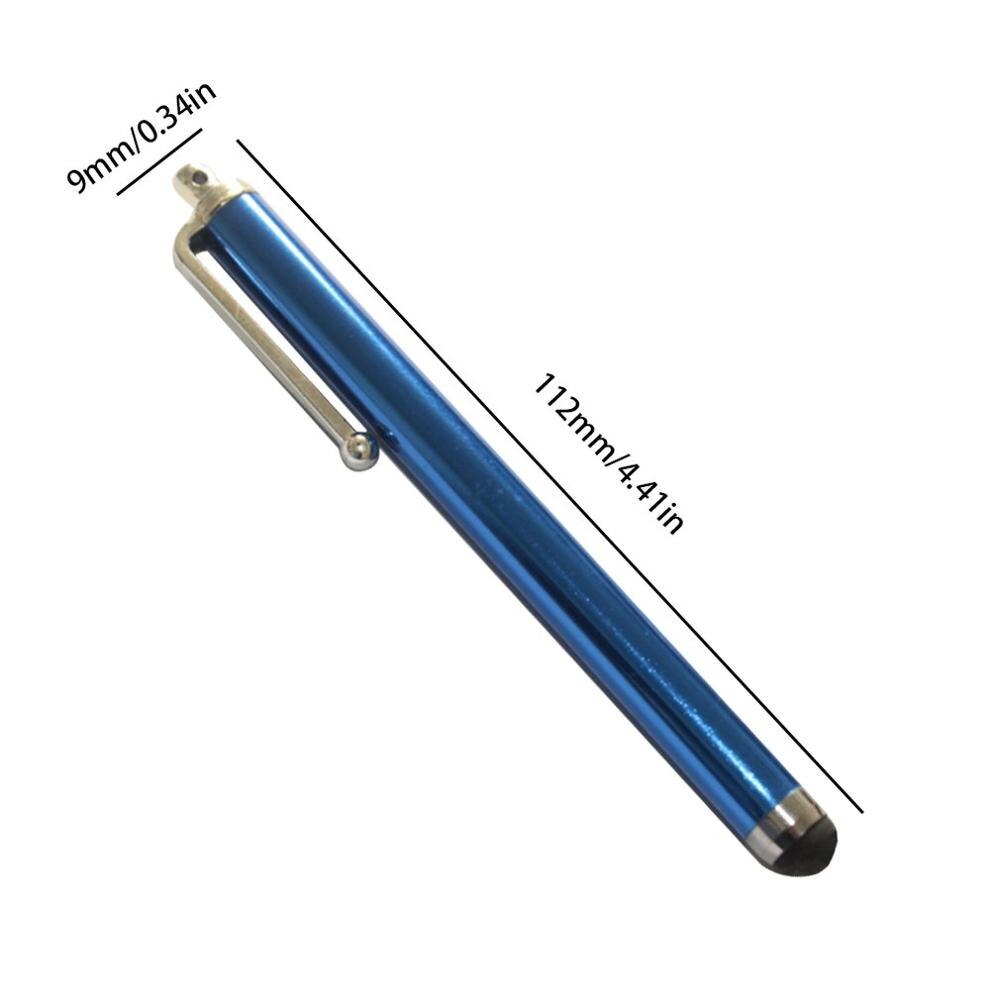 Lumière téléphone portable condensateur stylo métal écriture écran tactile stylo téléphone portable tablette universel tactile stylo