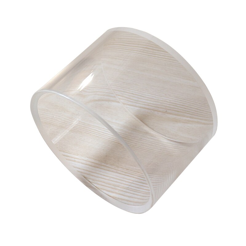 6X4 Inch Acryl Drum Shell Drum Lichaam 6 Inch Diameter 4 Inch Diepte Undrill Geen Gaten Met 45 graden Lager Rand