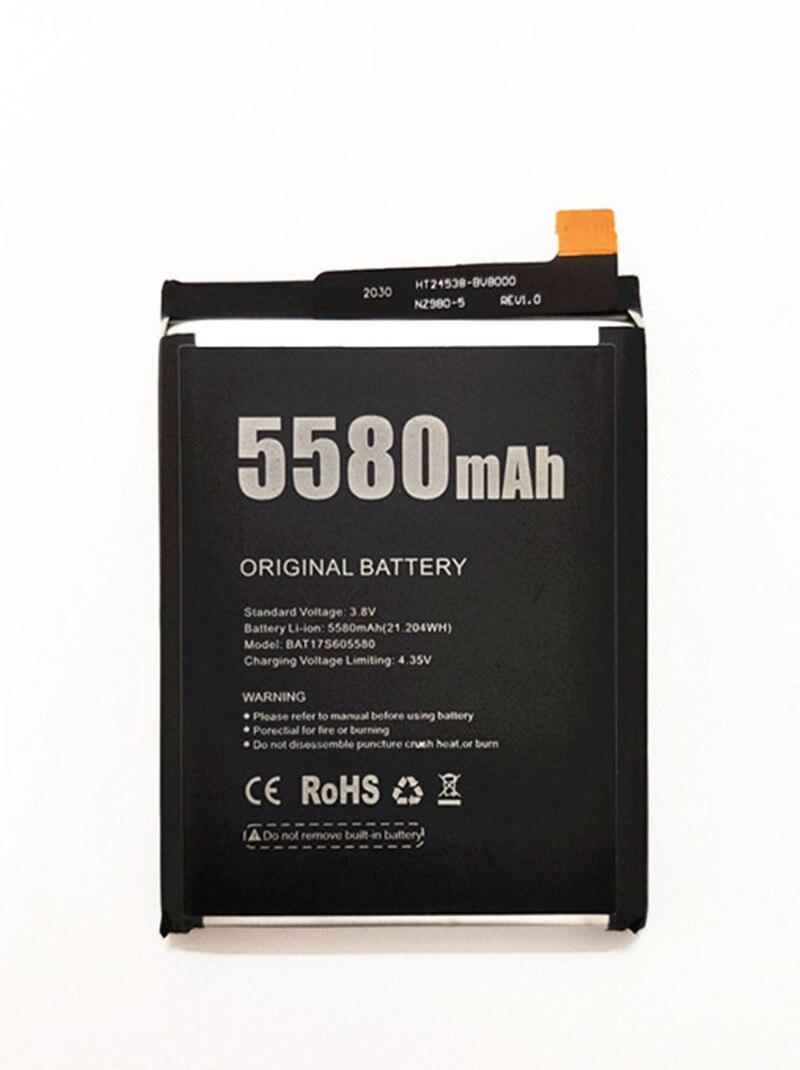Azk 5580Mah Polymeer Li-Ion BAT17S605580 3.8V Batterij Voor Doogee S60 / S60 Lite Telefoon BAT17M15580 Batterij