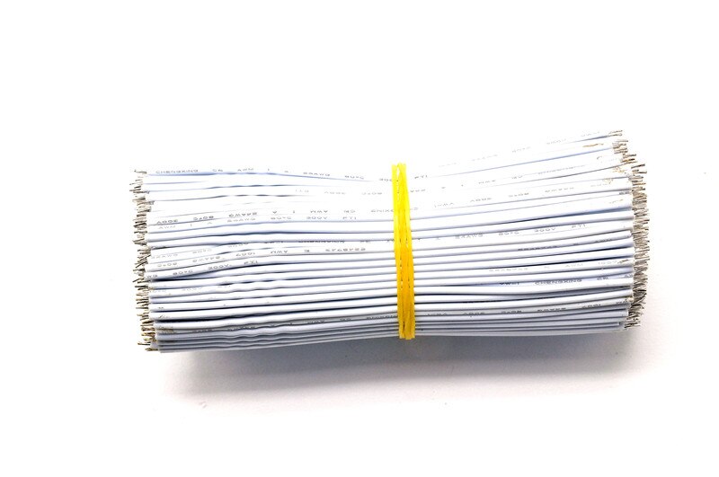 100PCS/Lot PCB Solder Cable 24AWG 10CM Fly Jumper Wire Cables Tin Conductor Wires