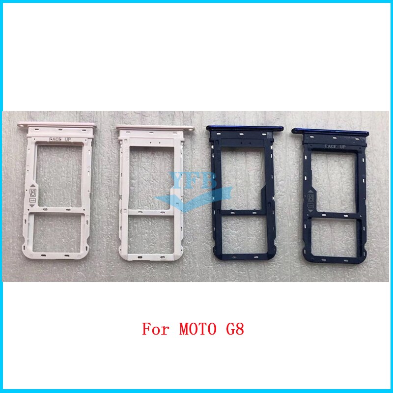 For Motorola Moto G8 Sim Card Tray SD Card Reader Socket Slot Holder Replacement Part