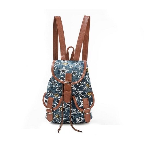 Miyahouse Böhmen Stil Schule Mini Rucksack Für Teenager Mädchen Leinwand Kleine Rucksack Frauen Reisen Freizeit Buch Rucksack: 671e