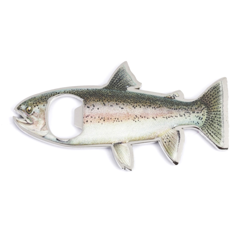 Ergonomic Stainless Steel Fish Beer Bottle Opener Easy to Cleans Bottle Opening Tool Suitable for Various Bottles