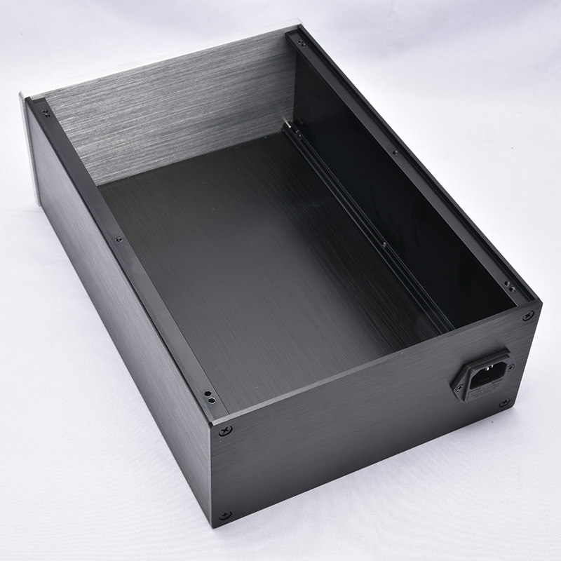 KYYSLB DIY box 220*100*311MM amplifier case Home audio all aluminum power amplifier chassis JC2210 amp power supply chassis