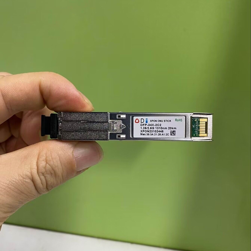 PON STICK EPON GPON XPON SFP ONU Stick con conector MAC SC módulo DDM pon HGU 1490/1330nm PPPoE IPoE 1,25 Gbps 802.3ah