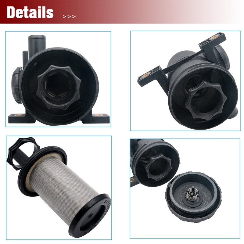 Filtre universel de prise de séparateur d'huile de Provent 200 pour le bidon d'huile de Toyota Landcruiser chargé par 4Wds de Turbo de patrouille de Ford 2Mgd-1
