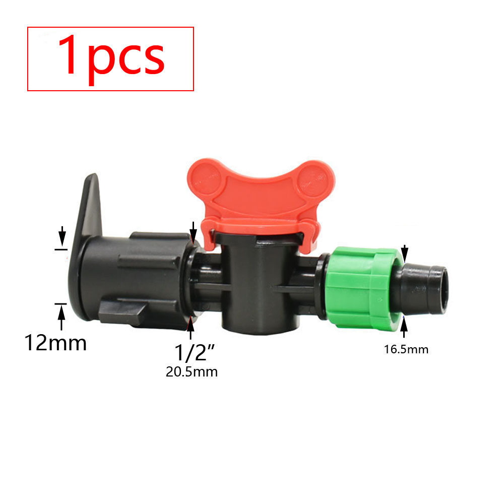 16 mm irrigatie druppeltape connectoren boerderij micro waterbesparend irrigatiesysteem slang gezamenlijke tuin waterfitting: Roze