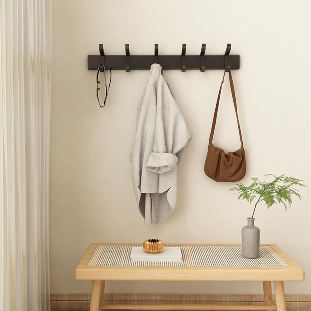 Hook Rack Sturdy Punch-free 2 Colors Coat Rack for Coats Home Storage Organization S-Shaped Hooks Hooks