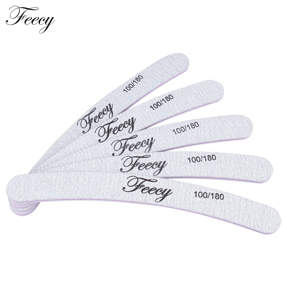 10pcs Nail Files Buffers 100/180 Sanding Buffer File Double Side Trimmer Lime Polish Ongles Pedicure Manicure Nail Art Tools