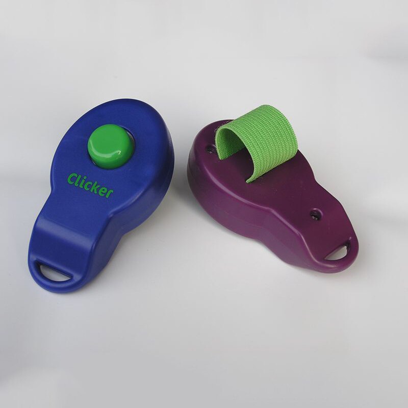 1 pz New Clickers Pet Dog Trainer Clicker cani addestramento fischio risposta guida audio con cintura elastica prodotti per cani forniture per animali domestici
