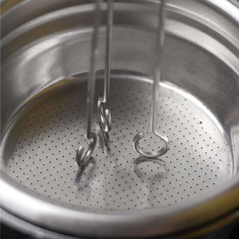 Solid Wood Handle Needle Coffee Tamper Coffee Tamper Distributor Leveler Tool with Aluminum Alloy Coffee Powder Hammer