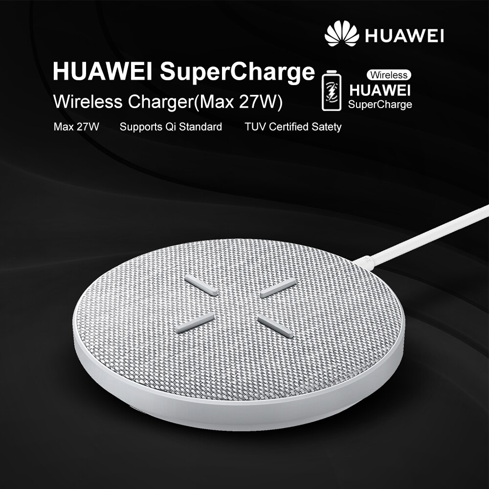 Cargador inalámbrico Huawei CP60, 15W, 27W, CP61, Super carga para P40pro, P40, P30 Pro, Mate 30, 20 RS Pro, 20X, iPhone 11X8 plus, XS Max