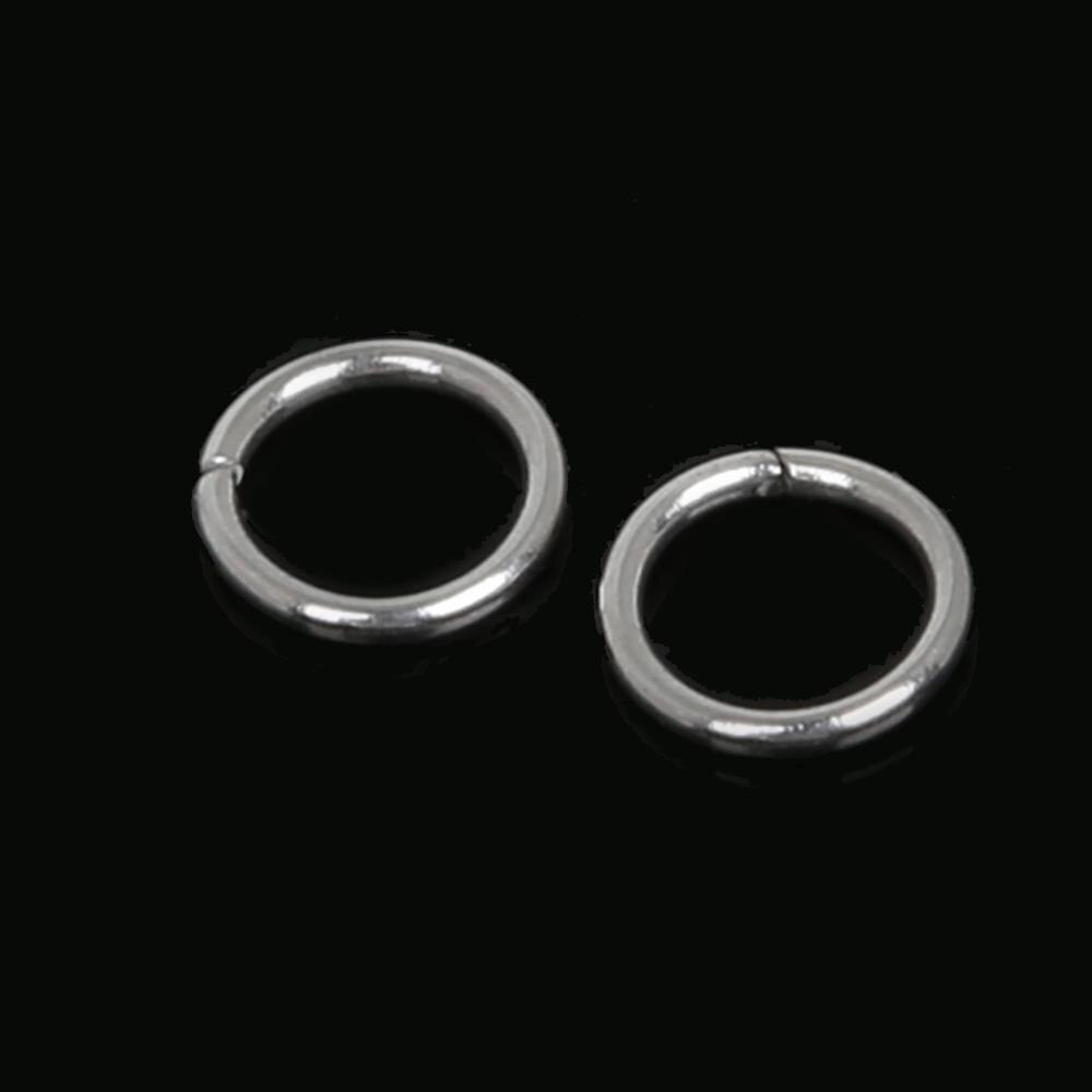 200 Stuks 4/5/6/7/8/9/10 Mm Rvs Ringetjes enkele Loops Open Jump Rings & Split Ringen Voor Diy Sieraden Vinden