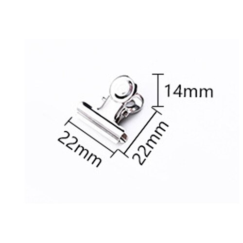 1p puissant pince en métal papeterie fournitures de bureau ménage dossier fixation petit livre pince Extra grand croquis planche dessin pince: 22cm-1p