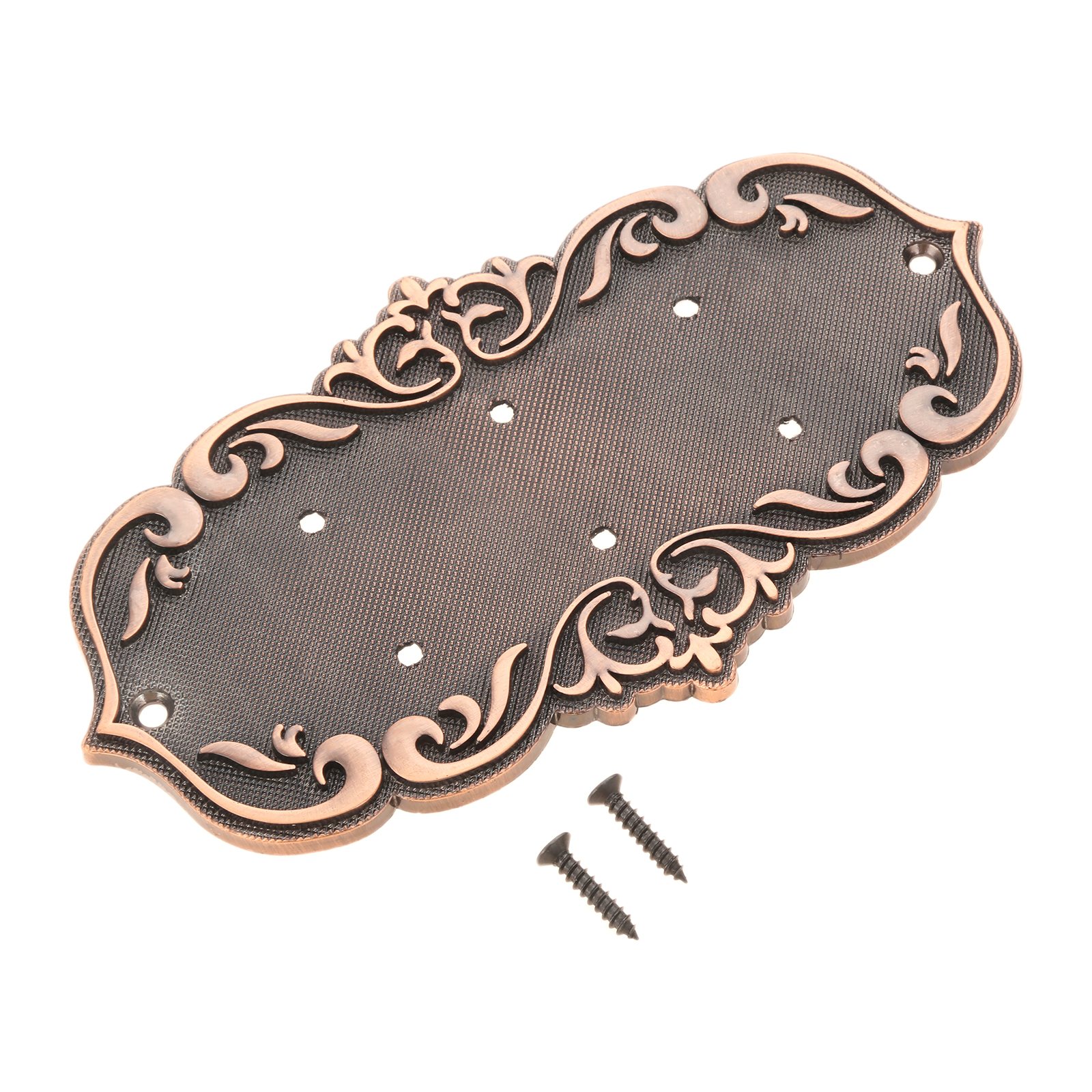 3/4 Digit House Number Door Plate Imitation Metal Sign Plastic Outdoor Mailbox Hotel Apartment 0-9 with Self Adhesive Sticker: Bronze