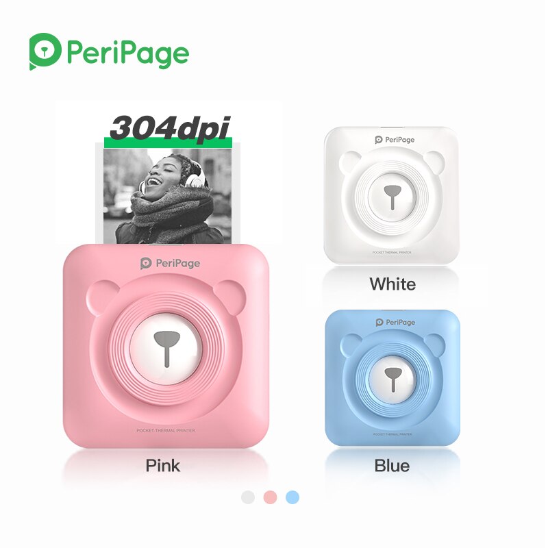 58Mm Peripage Pocket Mini Draagbare Bluetooth Printer Telefoon Foto Draadloze Hd Thermische Label Printer Voor Android Ios Telefoon