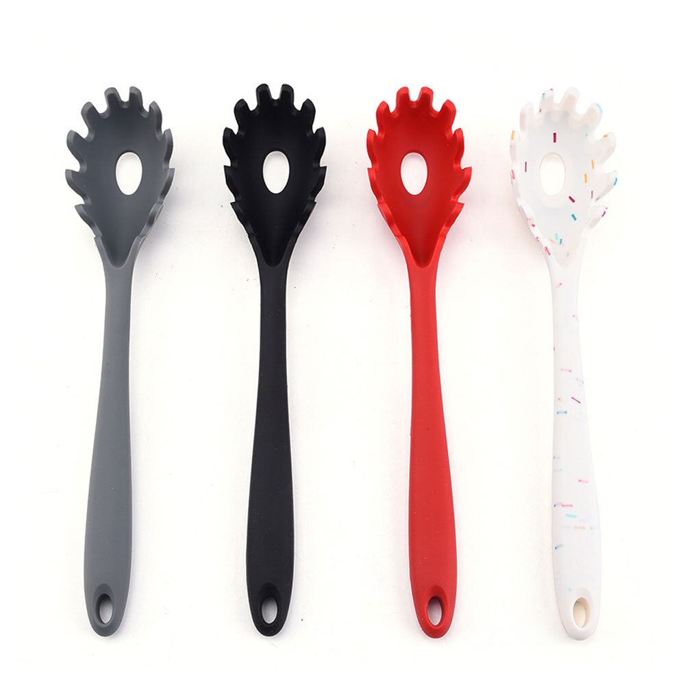 Siliconen Pasta Hollow Scoop Spaghetti Lepel Vergiet Hittebestendig Noedels Afvoer Keuken Tool Servies Accessoires