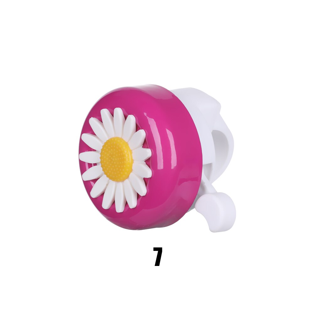 Mode 1Pc Kids Funny Fiets Bell Hoorns Fiets Daisy Bloem Kinderen Meisjes Fietsen Ring Alarm Voor Stuur Multi-kleur: 7