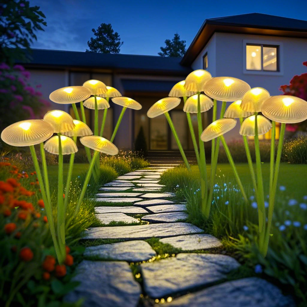 LED-paddenstoelverlichting op zonne-energie Binnenplaats Sfeerverlichting Gazonverlichting Decoratieve verlichting Gazontuinlamp op zonne-energie